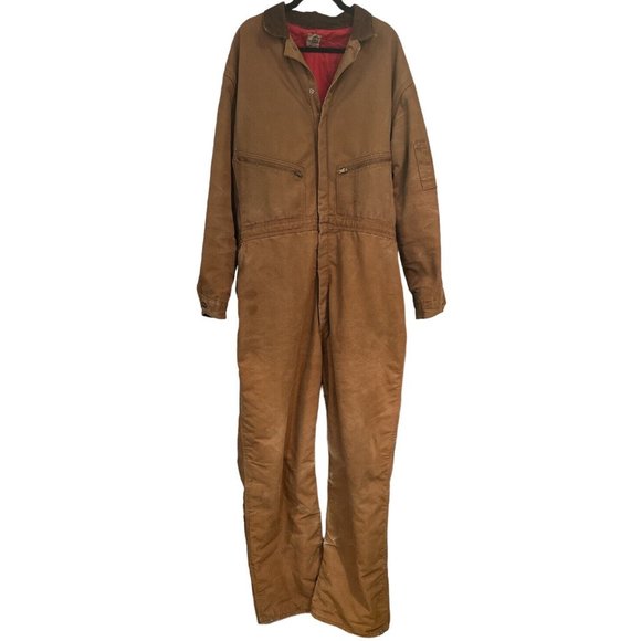 Carhartt Other - Vintage Made In USA Carhart Coveralls Quilted Lining Size 48R